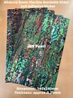 1pc 140x240mm Abalone Green Flexible Bendable Sheet Self Adhesive Stick