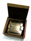 Reproduction Antique Nautical Brass Ship Compass W  Wood Case