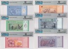Malaysia Set 6  1-50 100 Ringgit Nd 2012 P 56 Superb Gem Unc Pmg 66 67 68 Epq