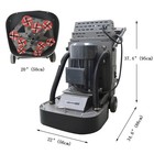220v Hand-push Concrete Floor Grinder Cement Ground Polishing Machine W 40l Dust
