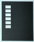 8x10 35mm Movie Film Cell Display Framing Mat For6 Cells Professional Front Back