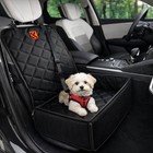 Pet Dog Car Seat Booster  Waterproof Puppy Travel Seat With Safety Belt  Foldabl