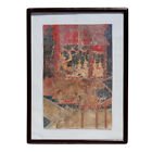 Antique Thai Buddhist Scene Painting On Cloth  Rattanakosin School  19th Century