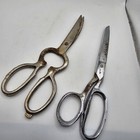 Vintage Soligen Germany 7 5  Scissors Shears And Embroidery Dressmaker Set Of 2