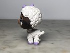 Ooak Littlest Pet Shop Brown  White And Purple Custom Lamb sheep 