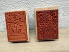 Set Of 2 All Night Media Queen Of Everything Wood Mounted Rubber Stamp