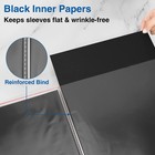 Sooez Art Portfolios 11 x17   Large Portfolio Folder 11x17  W  Blk Paper  Red