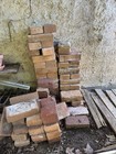 Mixed Lot Reclaimed Clay Bricks   Masonry Blocks  Rectangular  Red Brown Tan