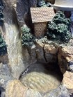      Vintage Lighthouse Tabletop Water Fountain Lighted Resin Decor 11   