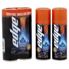 Edge Sensitive Skin Shave Gel For Men With Aloe  Twin Pack  14 Oz