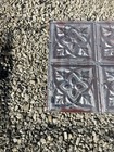 Antique Metal Tin Ceiling Tile 24    X 24  Salvaged Vintage 