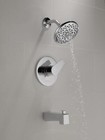 Peerless Xander Tub Shower Multichoice Chrome-certified Refurbished