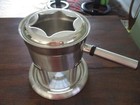Mcm Design Modern Stainless Fondue Pot With Two Options To Heat Maybe Never Used