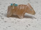 Zuni Horse Fetish Orange Calcite Tiny