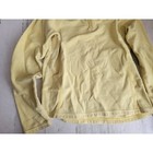 North Face Youth Large Pastel Yellow Quarter Zip Up Pullover Jacket Fleece