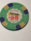 Gold Spike Hotel   Casino  25 Casino Chip Las Vegas Nevada Collectible Gaming