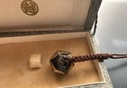 Vintage Taiwan Sterling Silver Bell With Gold Inlay     Original Box
