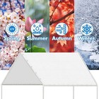 10 X 20 Ft Heavy Duty Carport Canopy Waterproof Canopy Cover With 40 Ball