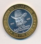 Sam s Town Las Vegas Nevada  10 Silver Casino Strike 999 Silver