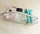 45cm Chrome Brass Shower Caddy Bathroom Organizer Storage Rack Basket