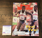 Carl Lewis Olympic Gold Medalist Usa Signed 1992 Sports Illustrated Psa dna
