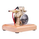 M12b 1 6cc Mini Water-cooled 4-stroke Gas Engine Model With Wooden Base