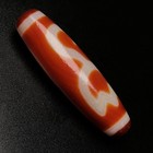 Rare Tibetan Buddhism Agate Totem Dzi Bead Amulet Necklace Pendant C470