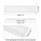 14 X 3 Inch Door Air Vent Cover Heavy Duty Grille Ventilation White