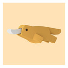 Half Forest  Platypus Magnetic Half Toy 3 