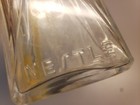 Early Nestle Clear Glass Bottle  rare Antique Baby Food Medicine Apothecary Vntg