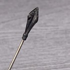 Antique Vintage Victorian Art Nouveau Sterling Silver Repousse Hat Pin    