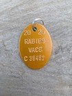 1 Rabies Vaccination Tag  dog Or Cat  With Ring - 2026