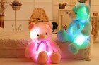 Light Up Led Teddy Bear Plush Toy     Color Changing Stuffed Animal 50cm