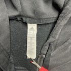 Adidas Full Zip Hoodie Jacket Youth Medium  12-14  Black Logo
