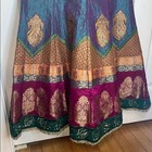 Wedding India Lehenga Silk Woven Embroidered Skirt Size  6 8 Formal Heavy