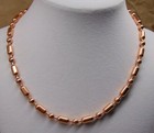 100  Copper Ball   Bar Chain   Necklaces   6 3mm Bead    13 Size Various Lengths