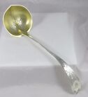 Antique Vanderslice Sterling Silver Big Ladle Chinoiserie Bright Cut Bee Floral