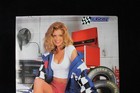 Vintage 1996 Anheuser-busch Budweiser Bush Beer Girl Garage Poster