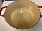 Le Creuset 30cm Signature Cast Iron Risotto Pot  -red New Without Box
