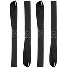 Soft Loop Tie Down Straps  440lbs Load Capacity Loops 661lbs 4 Pcs Black