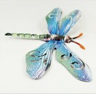 Dragonfly Colorful Hand Painted Metal Wall Art  b 