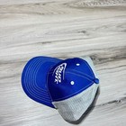 Bud Light Hat Mens Snap Back Cap Blue Gray Mesh Back Beer Drinking Embroidered