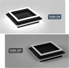  Black Modern Led Ceiling Light  Square Flush Mount Ceiling Hallway All Black