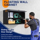 Wall Mounted Metal Storage Cabinet Garage Wall Cabinet With Adjustable Shelves