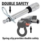 Towworks 5 8  Trailer Hitch Locking Pin With Double Safety And Anti-rattle 79531