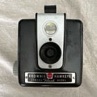 Vintage 1940s Art Deco Kodak Bakelite Brownie Hawkeye Camera Flash Model
