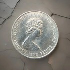 1978 Bailiwick Of Guernsey One Crown Coin Issued On The Royal Visit