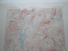 One  1  Maine Original Topographical Map  second Lake  Geolgical Survey1927 1948