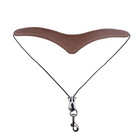 Levy s Leather Mindi Abair Signature Leather Saxophone Strap  Blk brn Florentine