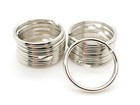 Wholesale Lot 100 300 500 1000 Key Rings Split Rings Keychain 28mm 1-1 8  D